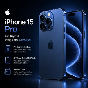 Apple iPhone 15 Pro USB-C 256GB Titanium Smartphone