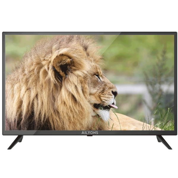 Ailyons 32 Inch HD Smart TV, Miracast, Android TV, Netflix, YouTube, Double Glass