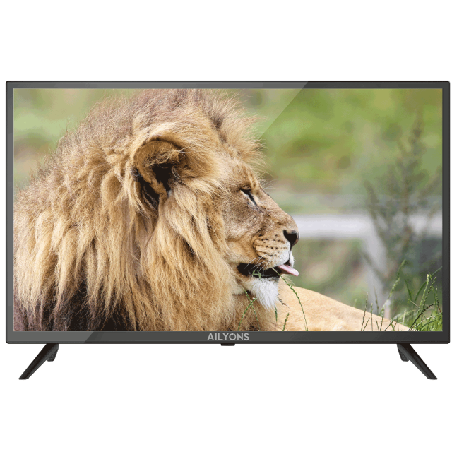 Ailyons 32 Inch HD Smart TV, Miracast, Android TV, Netflix, YouTube, Double Glass
