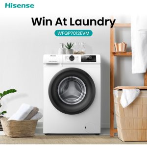 Hisense Front Load Washing Machine 7Kg - WFQP 7012VM