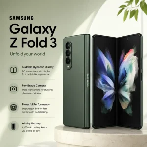 Samsung Galaxy Z Fold3 5G 256GB 7.6-Inch Dynamic AMOLED Smartphone