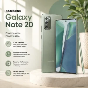 Samsung Galaxy Note20 5G 128GB 6.7-Inch AMOLED Display Smartphone