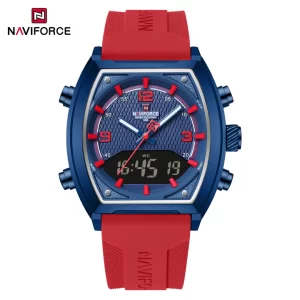 2025 NAVIFORCE NF9242 Japan Quartz + LCD Digital Watch – Sport & Industrial Style