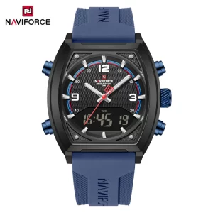 2025 NAVIFORCE NF9242 Japan Quartz + LCD Digital Watch – Sport & Industrial Style