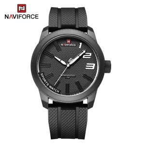 THE NAVIFORCE / MEN WATCH NAVIFORCE NF9202T Silicone Band Sport Waterproof Watches for Men Casual Quartz Wristwatch Shockproof Design Male Clock Relogio Masculino