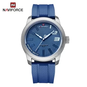 THE NAVIFORCE / MEN WATCH NAVIFORCE NF9202T Silicone Band Sport Waterproof Watches for Men Casual Quartz Wristwatch Shockproof Design Male Clock Relogio Masculino