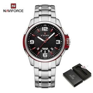 NAVIFORCE 9215S Brand New Original Watches For Men Business Classic Stainless Steel Waterproof Wristwatches Male Fashion Sports Clock