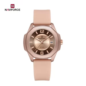 NAVIFORCE NF7107 5ATM Waterproof Stylish Women’s Luminous Sports Watch with Silicone Strap