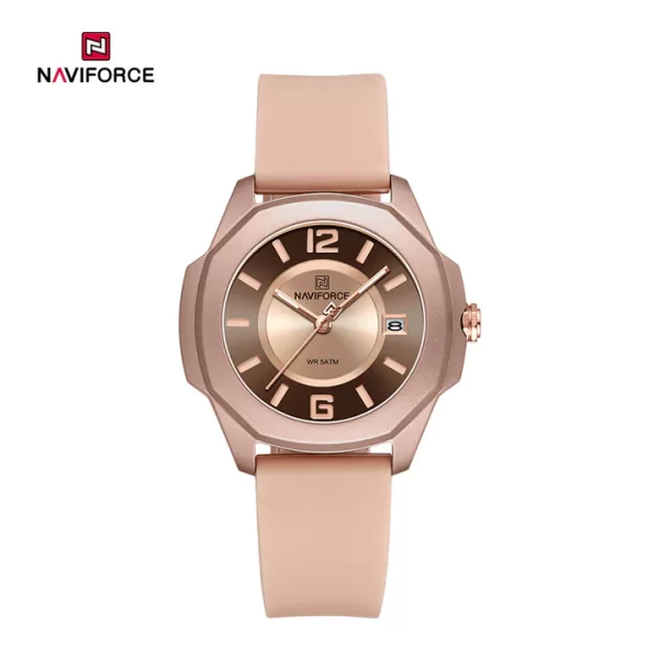 NAVIFORCE NF7107 5ATM Waterproof Stylish Women’s Luminous Sports Watch with Silicone Strap - Image 3