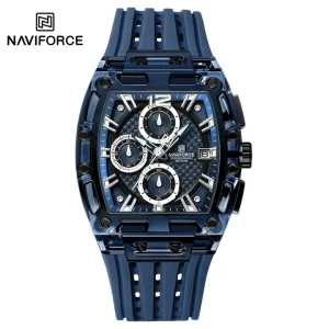 NAVIFORCE NF7105 New Design Transparent Tonneau Men Quartz Waterproof Sport Out Door Watch