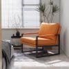 Single Sofa Nordic Style Chair Light Luxury Advanced Sense Lazy Sofa Home Living Room Bedroom Leisure Chair Minimalist Tiger Chair