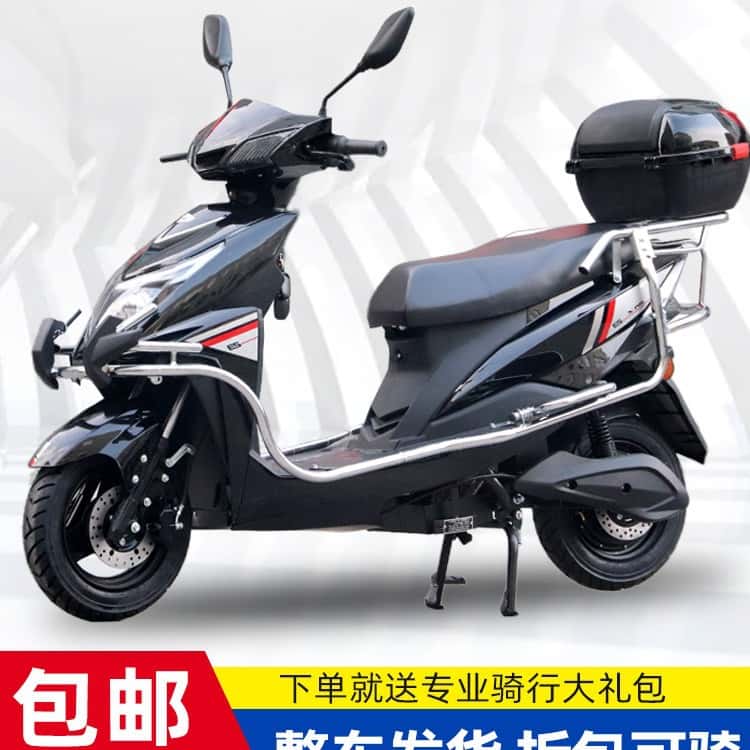 72V Two-Wheel Takeaway High-Speed and Long-Lasting Electric Battery Standard version 72v35a black gold battery + 1200w motor + 200 miles - Image 3
