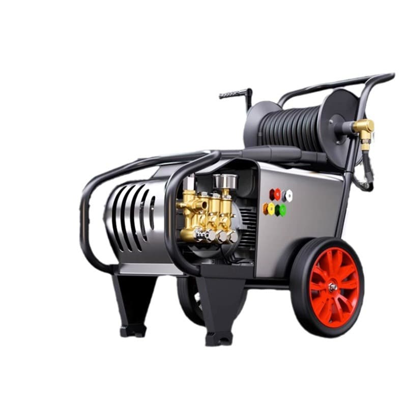 Black cat car washing machine 220v commercial industrial water gun powerful high pressure cleaning machine washing machine water pump high power artifact - Image 5