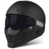 Bluetooth Scorpion Motorcycle Helmet L Retro Helmet Warrior Combination Helmet Motorcycle Four Seasons and a Half Design05