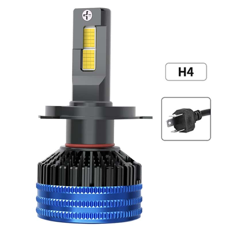 Car led headlight manufacturer h11 led light h4 bulb 9005led car light double copper tube car headlight - Image 6