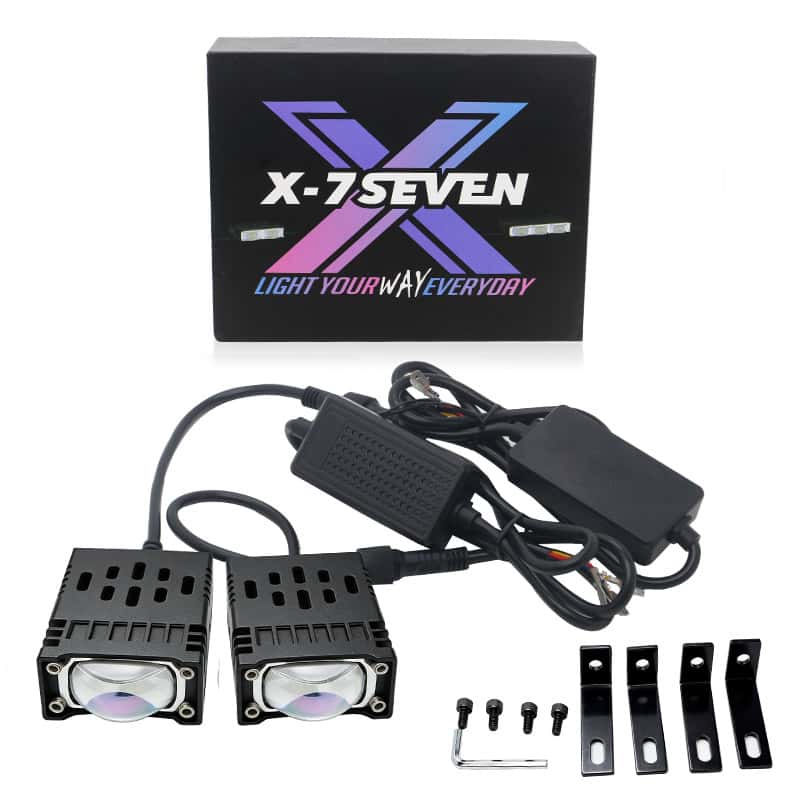 Ultra-Thin Hidden Grille Spotlight Flashing Auxiliary White and Yellow Light Truck Motorcycle Modified Remote Control Car Led Headlight - Image 3
