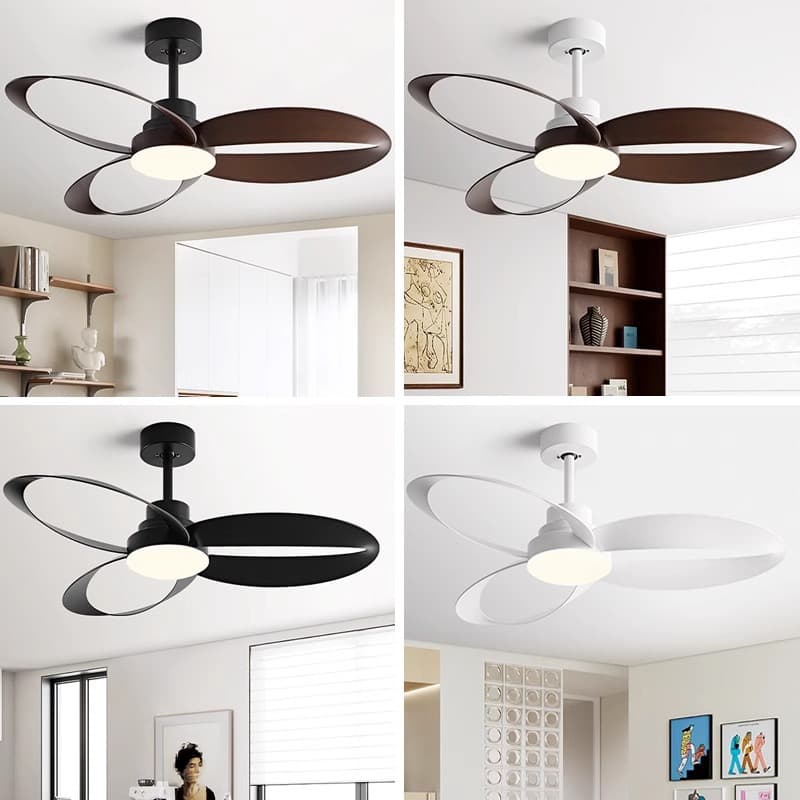 Smart Zhongshan Lighting Fixtures, Electric Fans, Chandeliers, Vintage-Style Creative Living Room Ceiling Fan Lights, Nordic Home Dining Room Fan Lights - Image 3
