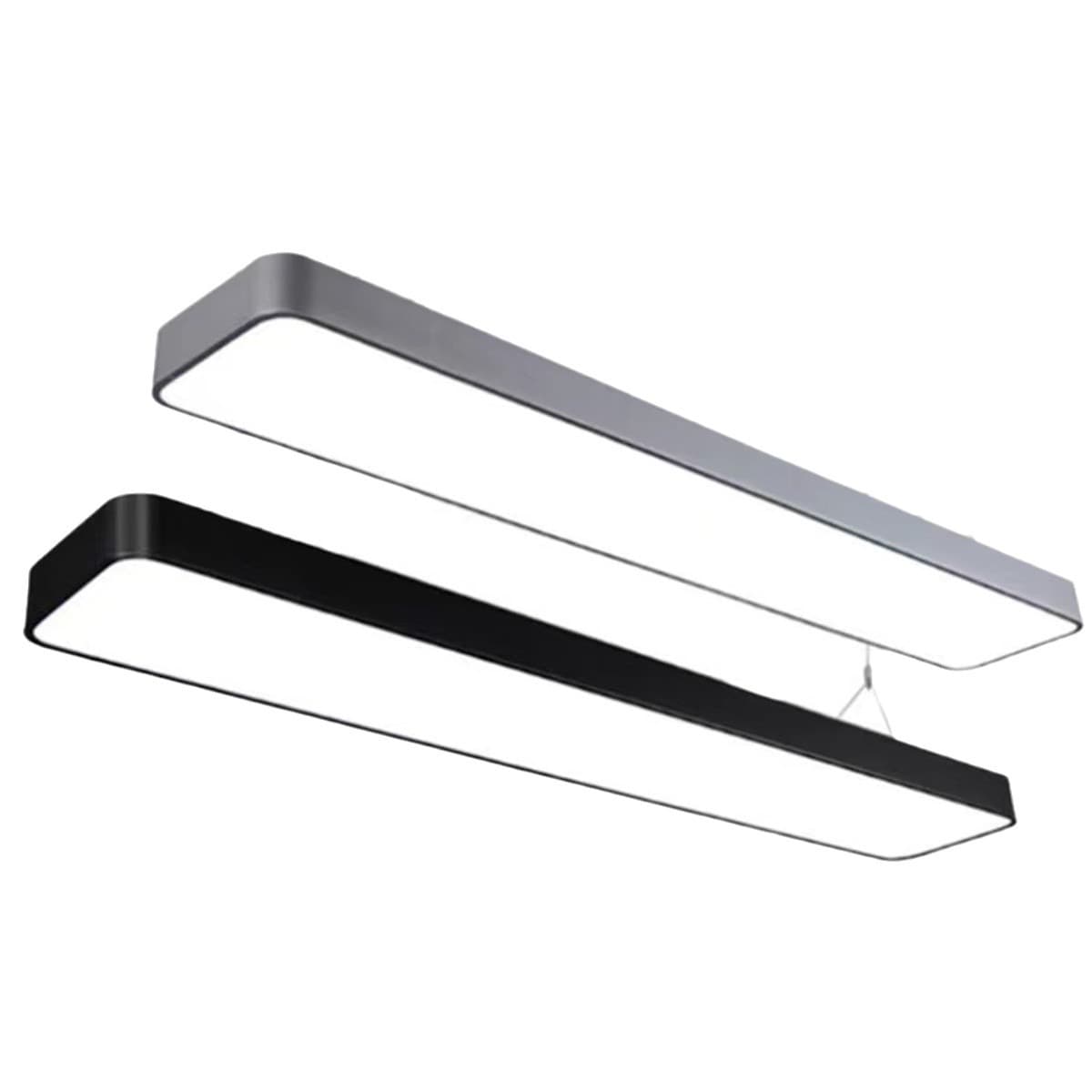 Office Light Led Strip Light Office Light Supermarket Shopping Mall Office Building Commercial Hanging Wire Light Strip Light Square Light. 200cm long*20cm wide-88 watts high brightness model - Image 7