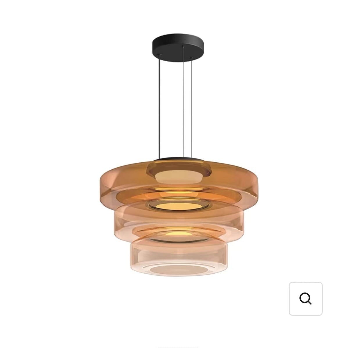 Nordic Minimalist Light Luxury Clubhouse Cafe Personalized Designer Glass Chandelier Cream Style Art Restaurant Chandelier - Image 5