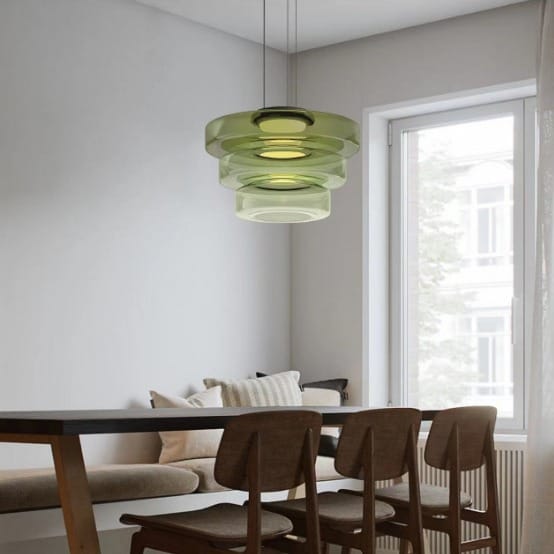 Nordic Minimalist Light Luxury Clubhouse Cafe Personalized Designer Glass Chandelier Cream Style Art Restaurant Chandelier - Image 7