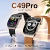 Watch 4 Pro smartwatch with HD 2.01 curved screen, Bluetooth calling, heart rate and blood oxygen monitoring.