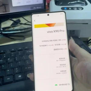 Used Vivo X90 Pro 6.78-inch AMOLED, 12GB/256GB – Legendary Black – 5G Flagship Smartphone