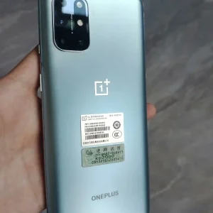 Used OnePlus 8T, 6.55-inch AMOLED, 12GB/256GB – Lunar Silver – 5G Flagship Smartphone