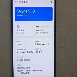 Used OnePlus 9 | 6.55-inch AMOLED, 8GB/128GB – Astral Black – 5G Flagship Smartphone